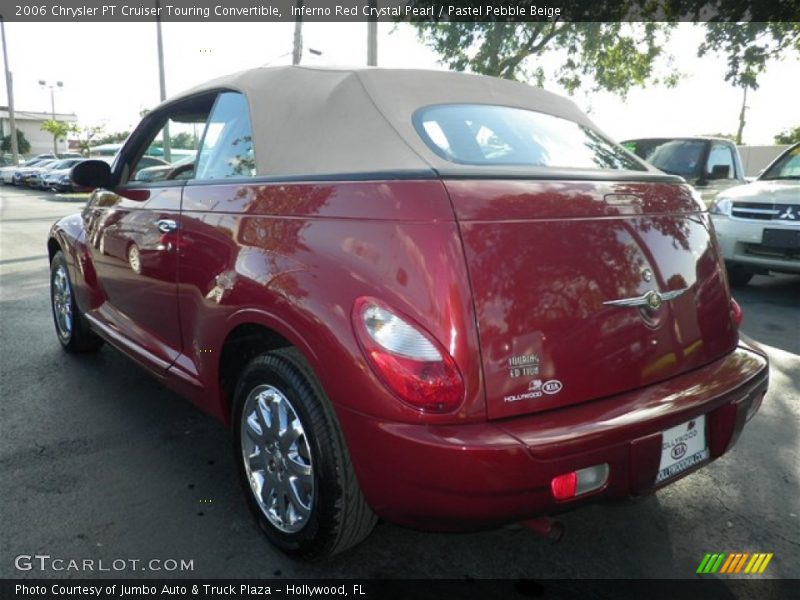 Inferno Red Crystal Pearl / Pastel Pebble Beige 2006 Chrysler PT Cruiser Touring Convertible
