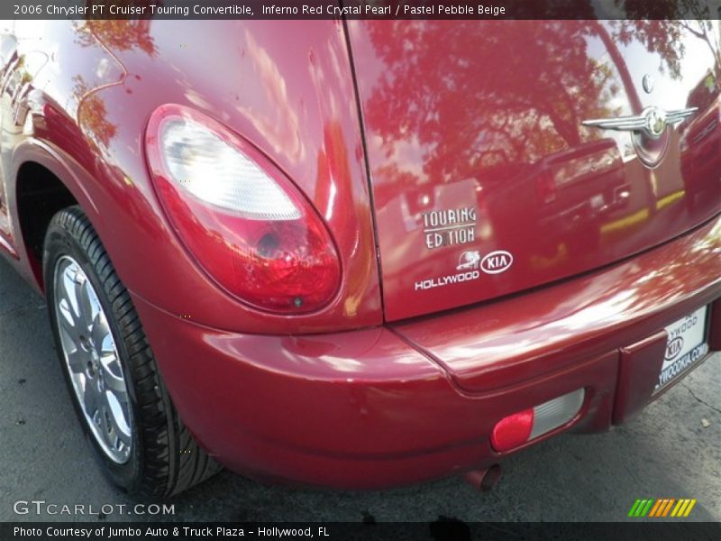 Inferno Red Crystal Pearl / Pastel Pebble Beige 2006 Chrysler PT Cruiser Touring Convertible