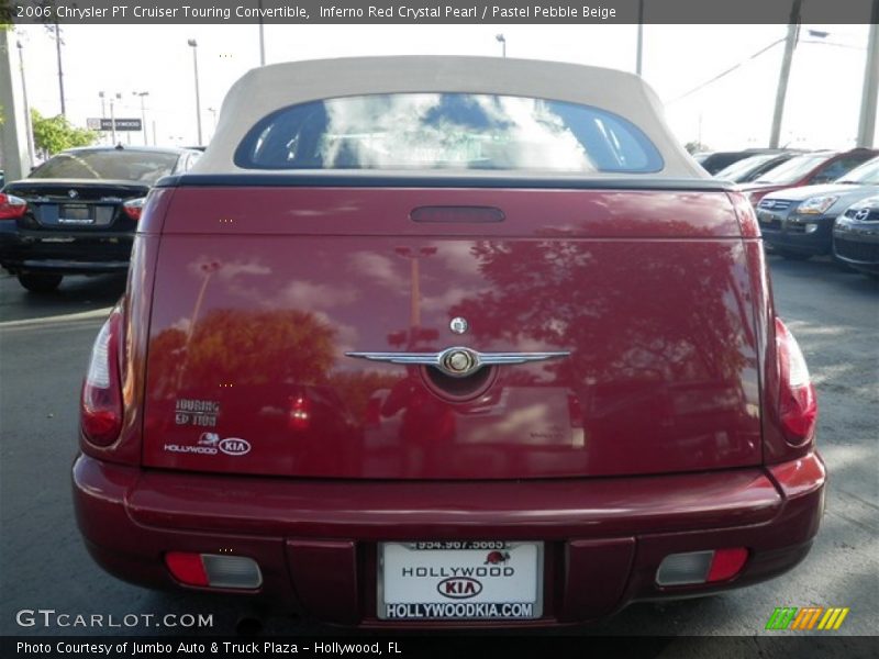 Inferno Red Crystal Pearl / Pastel Pebble Beige 2006 Chrysler PT Cruiser Touring Convertible