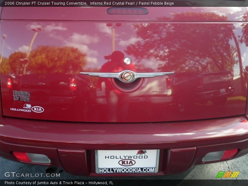 Inferno Red Crystal Pearl / Pastel Pebble Beige 2006 Chrysler PT Cruiser Touring Convertible