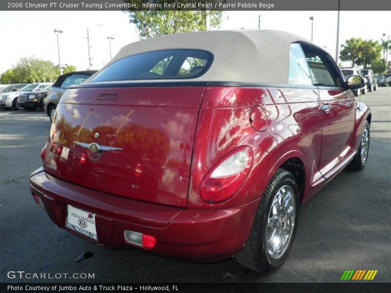 Inferno Red Crystal Pearl / Pastel Pebble Beige 2006 Chrysler PT Cruiser Touring Convertible