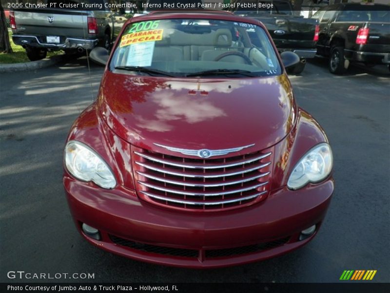 Inferno Red Crystal Pearl / Pastel Pebble Beige 2006 Chrysler PT Cruiser Touring Convertible