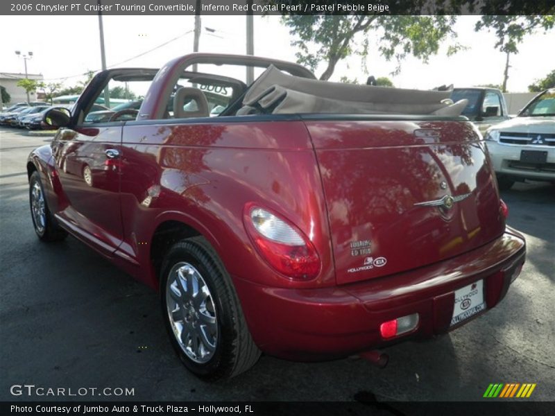 Inferno Red Crystal Pearl / Pastel Pebble Beige 2006 Chrysler PT Cruiser Touring Convertible