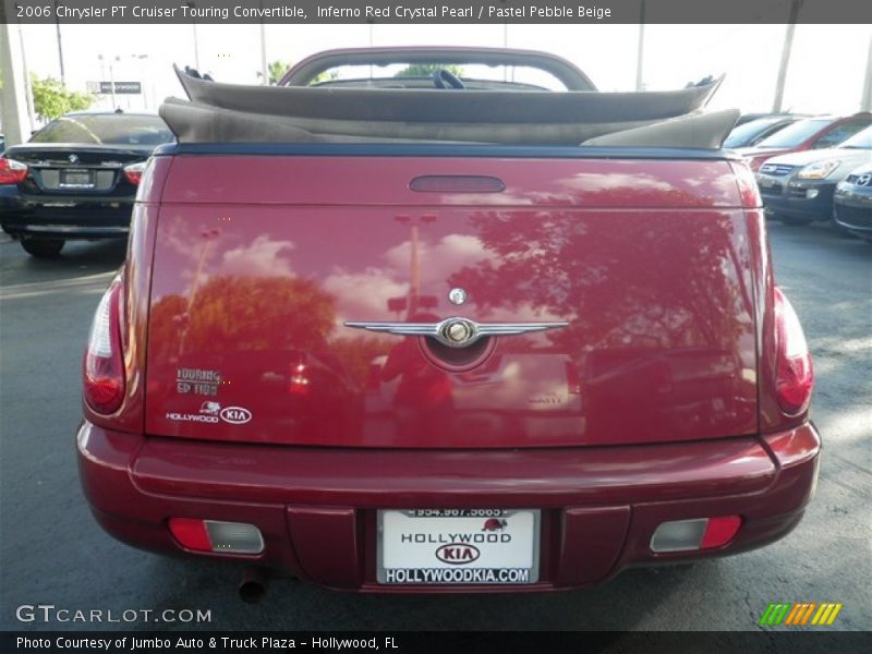 Inferno Red Crystal Pearl / Pastel Pebble Beige 2006 Chrysler PT Cruiser Touring Convertible