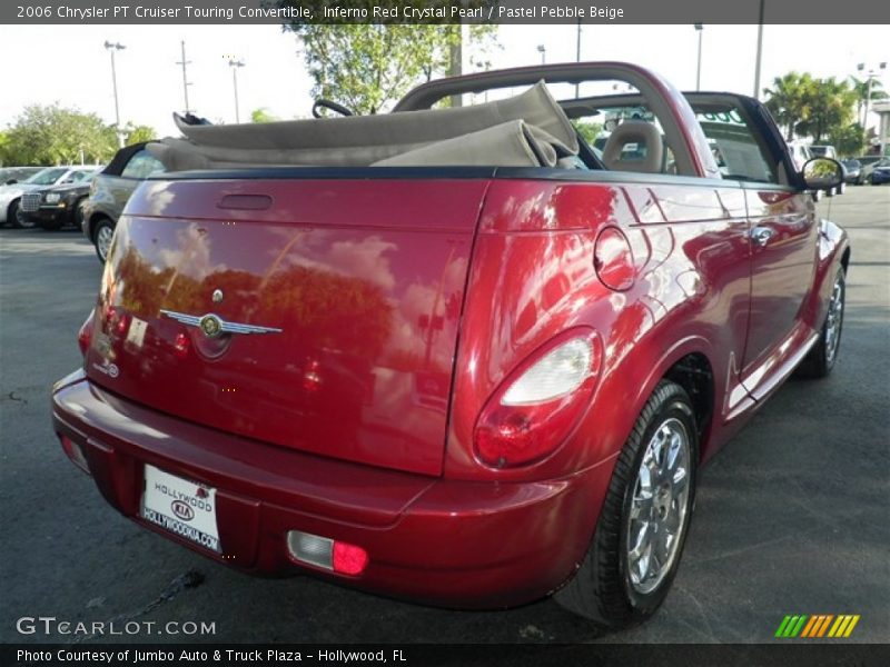 Inferno Red Crystal Pearl / Pastel Pebble Beige 2006 Chrysler PT Cruiser Touring Convertible