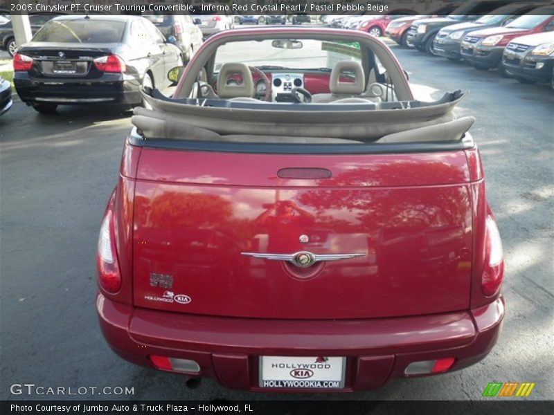 Inferno Red Crystal Pearl / Pastel Pebble Beige 2006 Chrysler PT Cruiser Touring Convertible