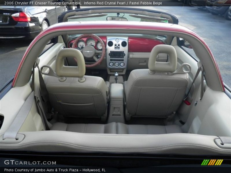 Inferno Red Crystal Pearl / Pastel Pebble Beige 2006 Chrysler PT Cruiser Touring Convertible