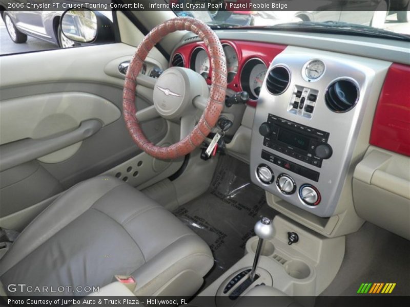 Inferno Red Crystal Pearl / Pastel Pebble Beige 2006 Chrysler PT Cruiser Touring Convertible