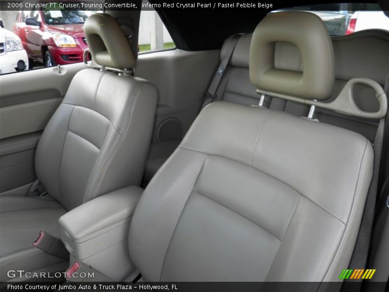 Inferno Red Crystal Pearl / Pastel Pebble Beige 2006 Chrysler PT Cruiser Touring Convertible