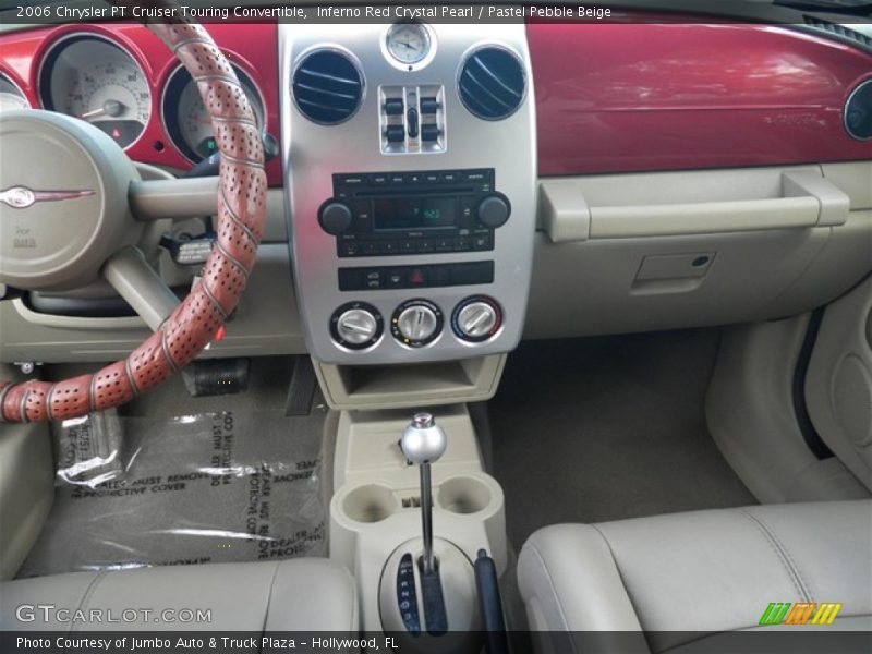 Inferno Red Crystal Pearl / Pastel Pebble Beige 2006 Chrysler PT Cruiser Touring Convertible