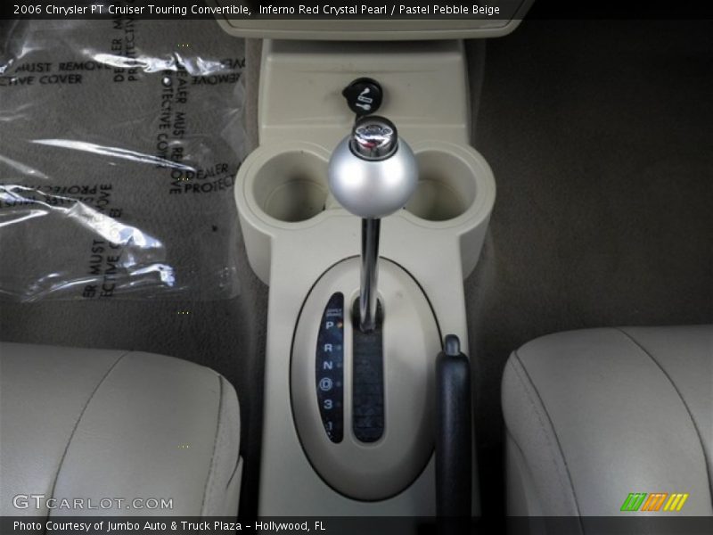 Inferno Red Crystal Pearl / Pastel Pebble Beige 2006 Chrysler PT Cruiser Touring Convertible