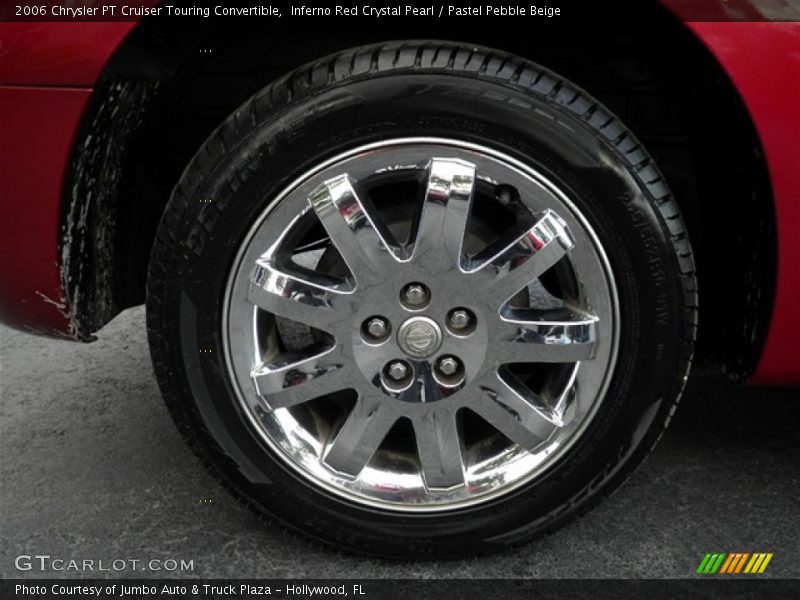 Inferno Red Crystal Pearl / Pastel Pebble Beige 2006 Chrysler PT Cruiser Touring Convertible