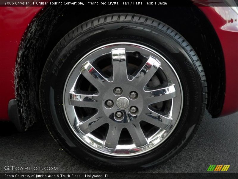 Inferno Red Crystal Pearl / Pastel Pebble Beige 2006 Chrysler PT Cruiser Touring Convertible