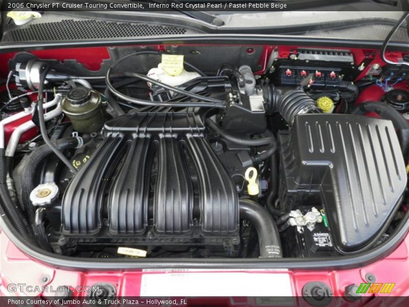 Inferno Red Crystal Pearl / Pastel Pebble Beige 2006 Chrysler PT Cruiser Touring Convertible