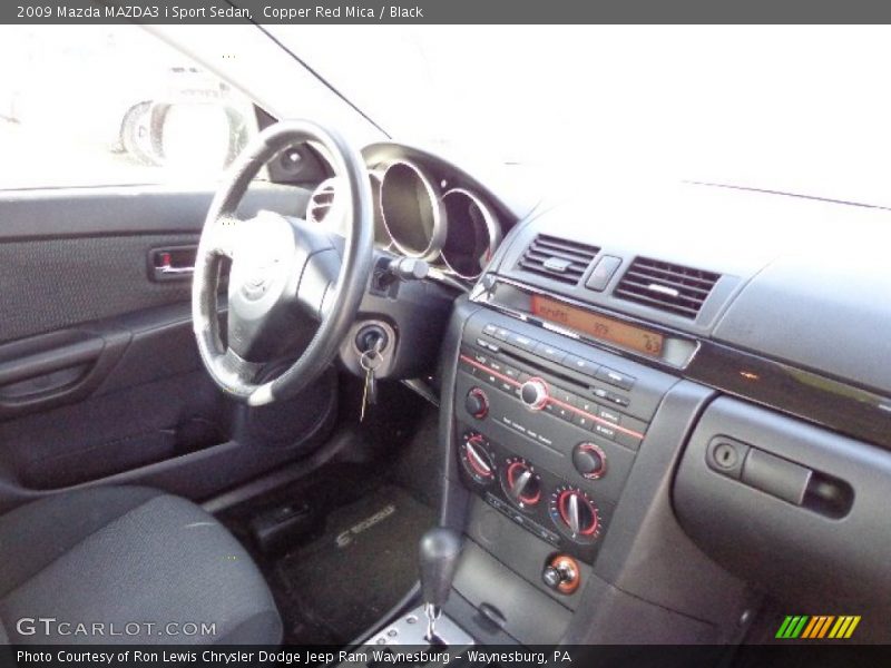 Copper Red Mica / Black 2009 Mazda MAZDA3 i Sport Sedan