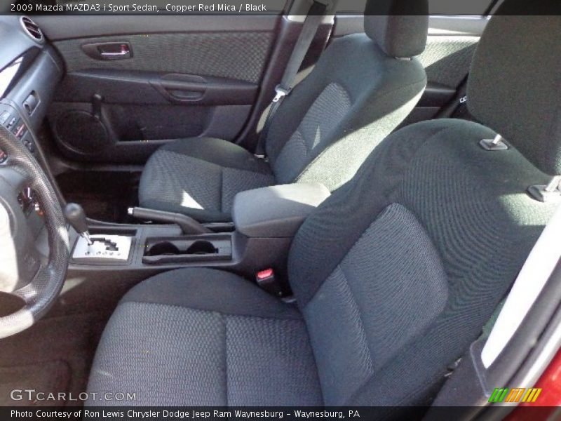 Copper Red Mica / Black 2009 Mazda MAZDA3 i Sport Sedan
