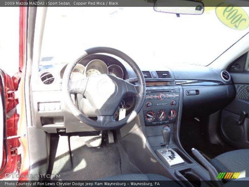 Copper Red Mica / Black 2009 Mazda MAZDA3 i Sport Sedan