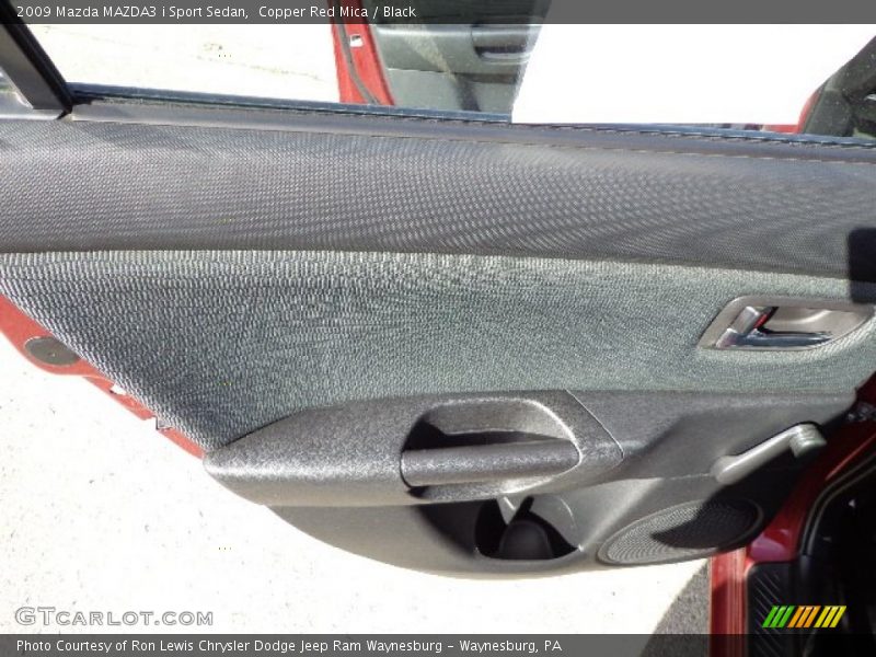 Copper Red Mica / Black 2009 Mazda MAZDA3 i Sport Sedan
