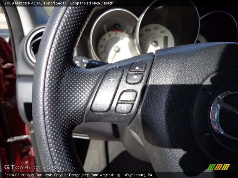 Copper Red Mica / Black 2009 Mazda MAZDA3 i Sport Sedan