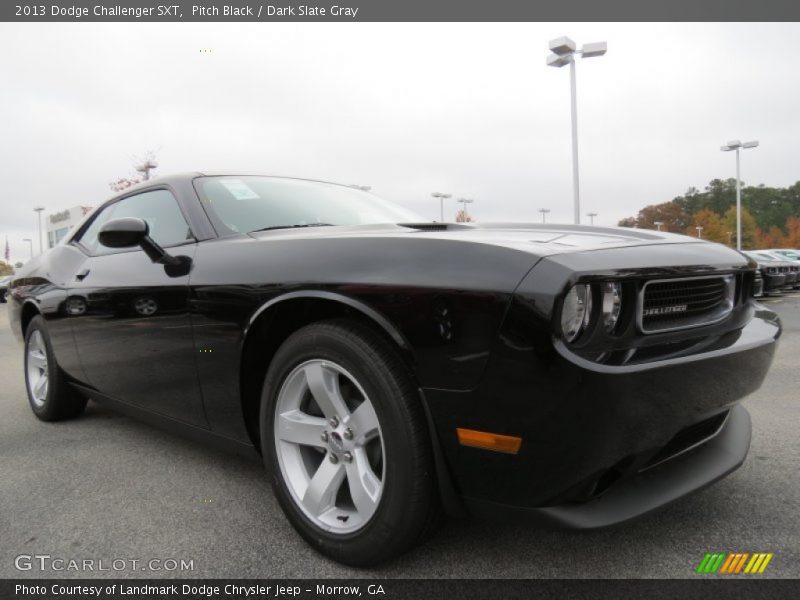 Pitch Black / Dark Slate Gray 2013 Dodge Challenger SXT