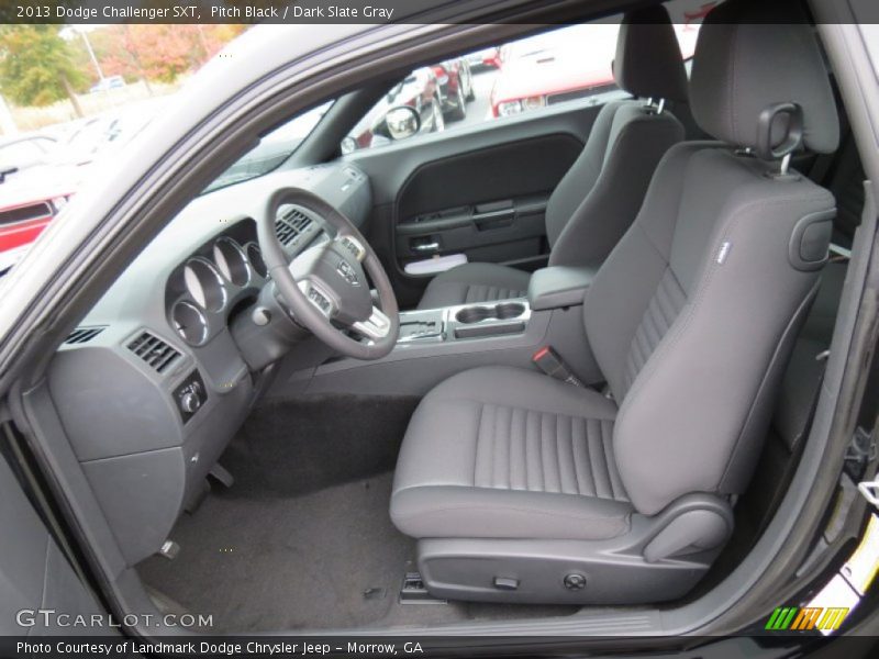 Pitch Black / Dark Slate Gray 2013 Dodge Challenger SXT