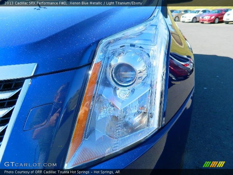 Xenon Blue Metallic / Light Titanium/Ebony 2013 Cadillac SRX Performance FWD