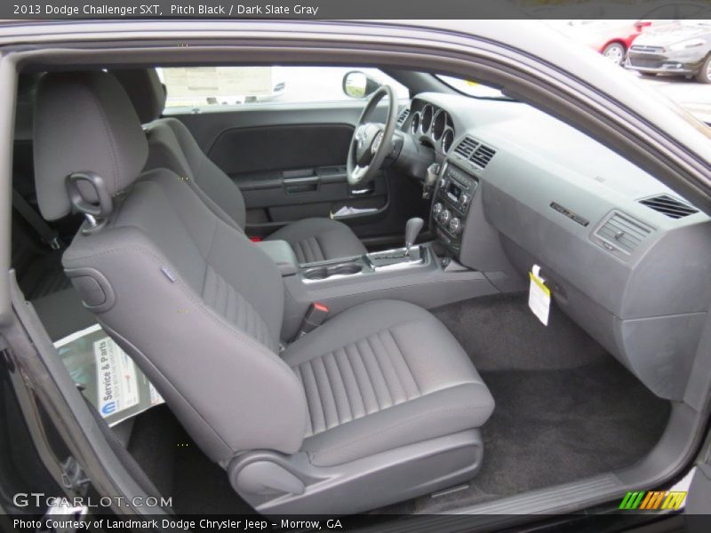 Pitch Black / Dark Slate Gray 2013 Dodge Challenger SXT