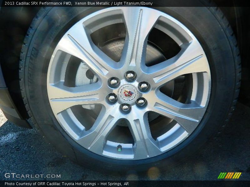 Xenon Blue Metallic / Light Titanium/Ebony 2013 Cadillac SRX Performance FWD