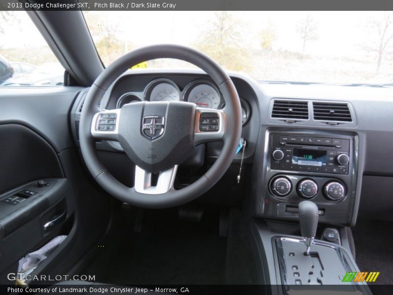 Pitch Black / Dark Slate Gray 2013 Dodge Challenger SXT