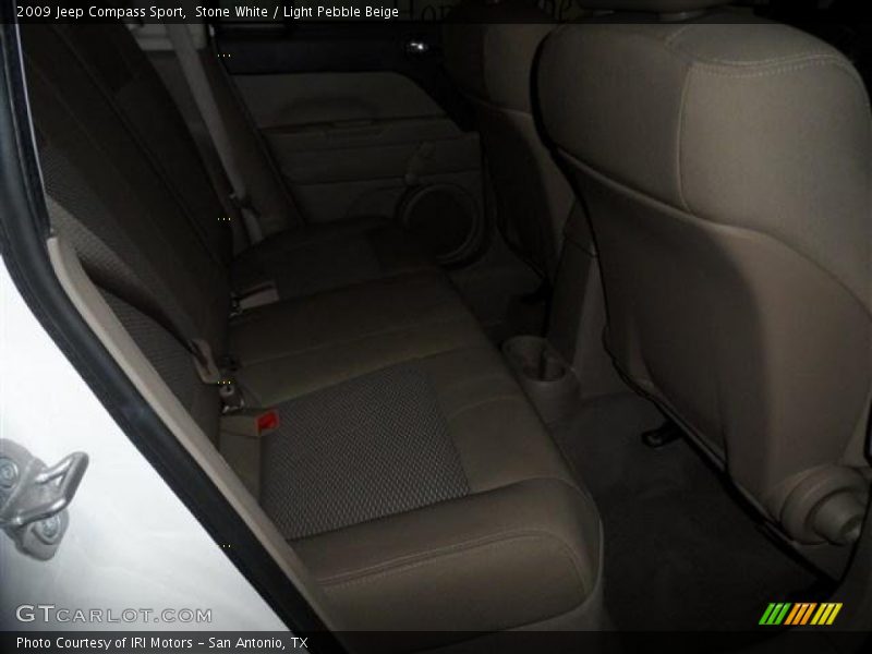 Stone White / Light Pebble Beige 2009 Jeep Compass Sport