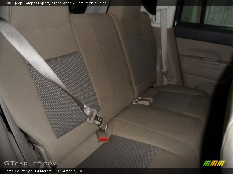 Stone White / Light Pebble Beige 2009 Jeep Compass Sport