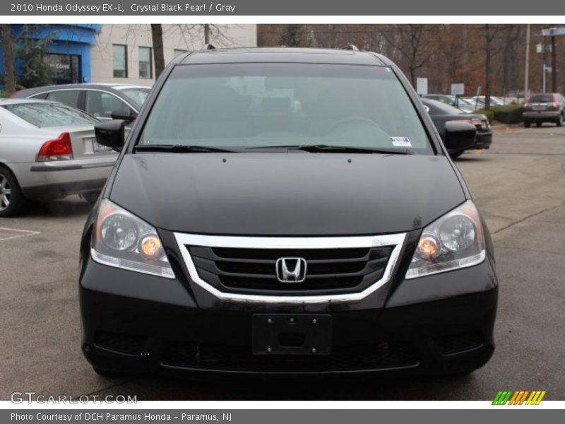 Crystal Black Pearl / Gray 2010 Honda Odyssey EX-L