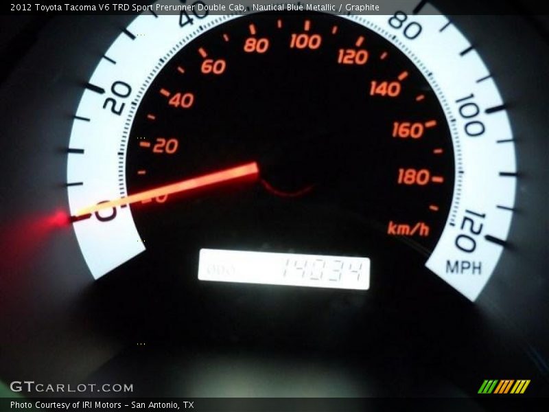 Nautical Blue Metallic / Graphite 2012 Toyota Tacoma V6 TRD Sport Prerunner Double Cab