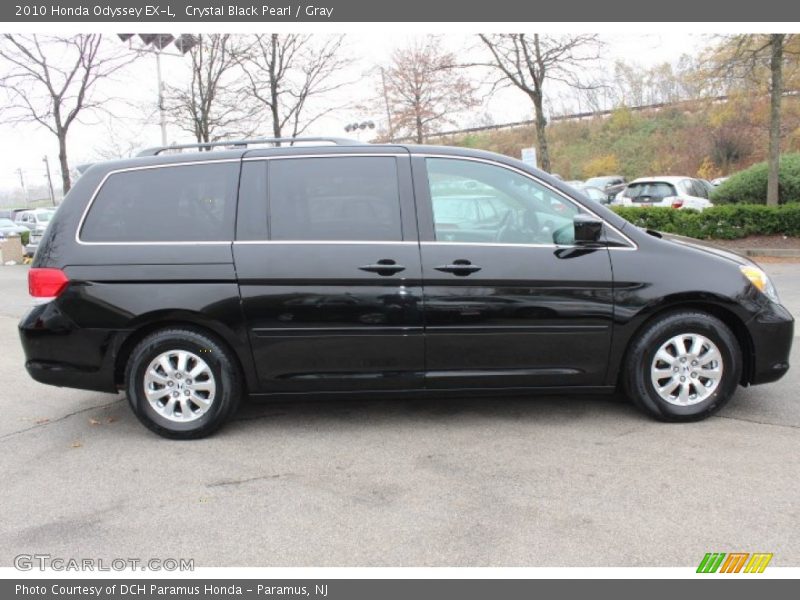 Crystal Black Pearl / Gray 2010 Honda Odyssey EX-L