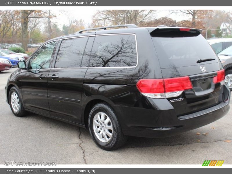 Crystal Black Pearl / Gray 2010 Honda Odyssey EX-L