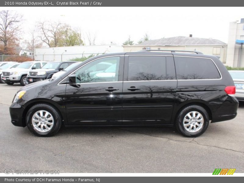 Crystal Black Pearl / Gray 2010 Honda Odyssey EX-L