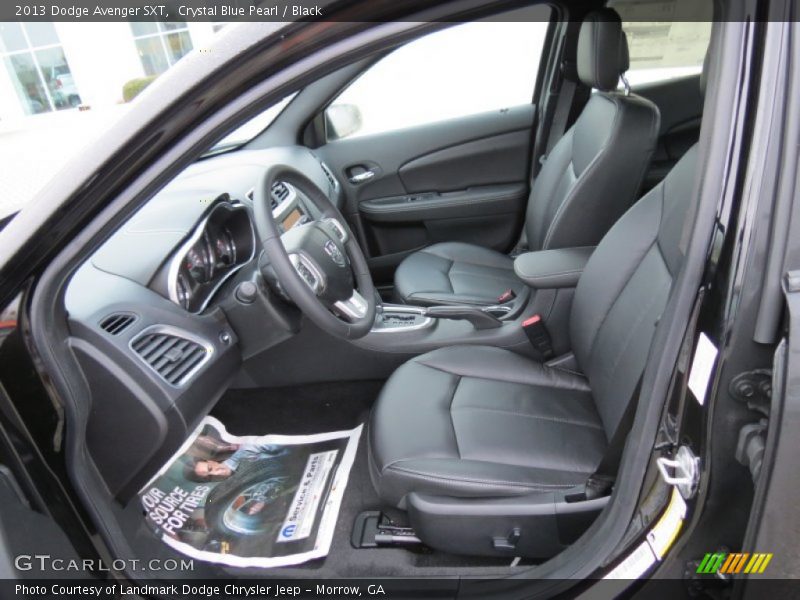 Crystal Blue Pearl / Black 2013 Dodge Avenger SXT