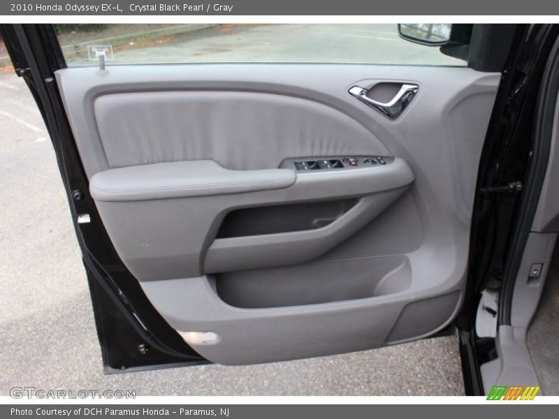 Crystal Black Pearl / Gray 2010 Honda Odyssey EX-L