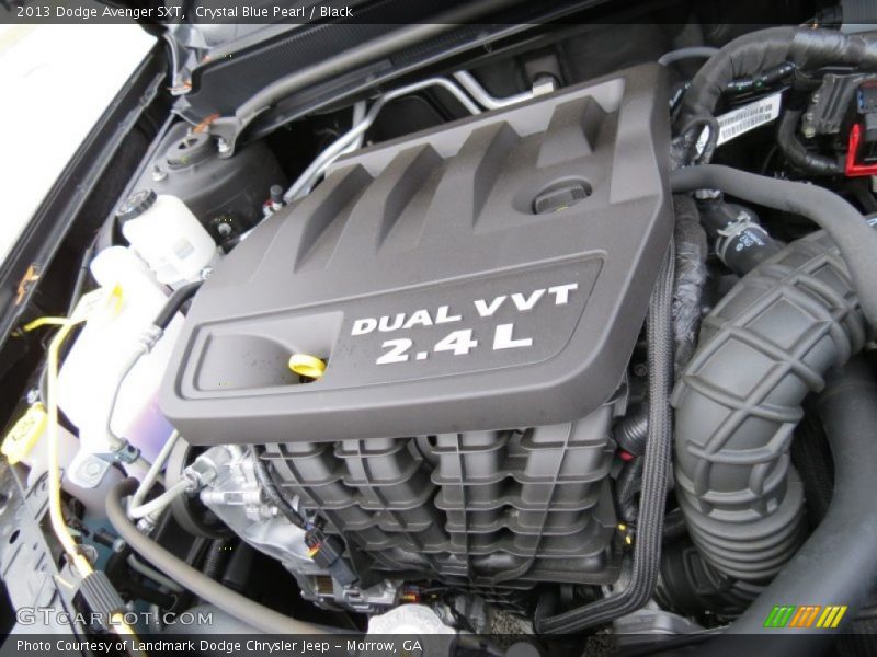 Crystal Blue Pearl / Black 2013 Dodge Avenger SXT