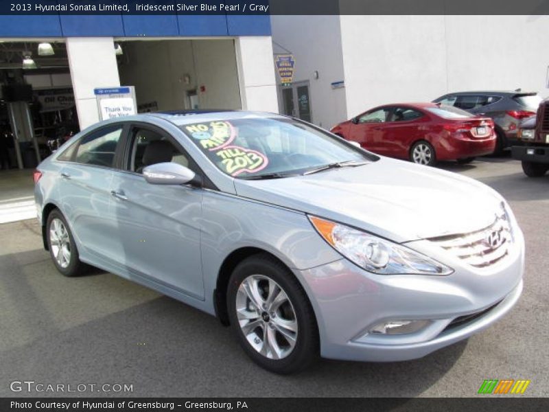 Iridescent Silver Blue Pearl / Gray 2013 Hyundai Sonata Limited