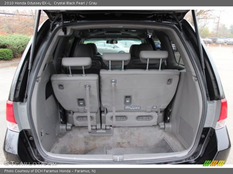 Crystal Black Pearl / Gray 2010 Honda Odyssey EX-L