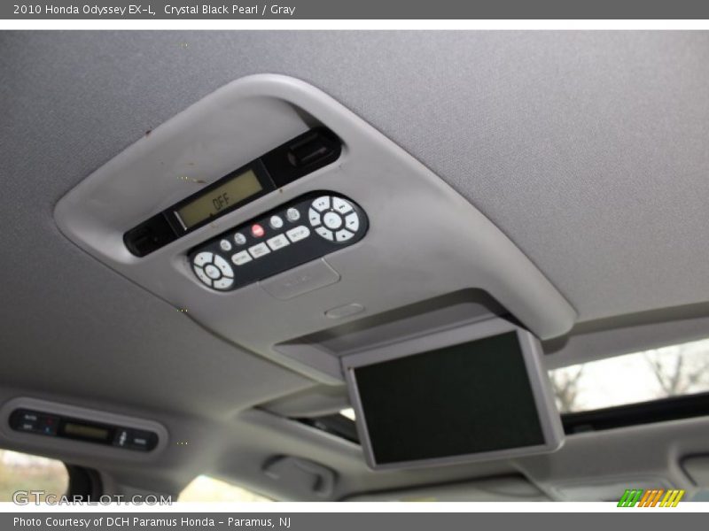 Crystal Black Pearl / Gray 2010 Honda Odyssey EX-L