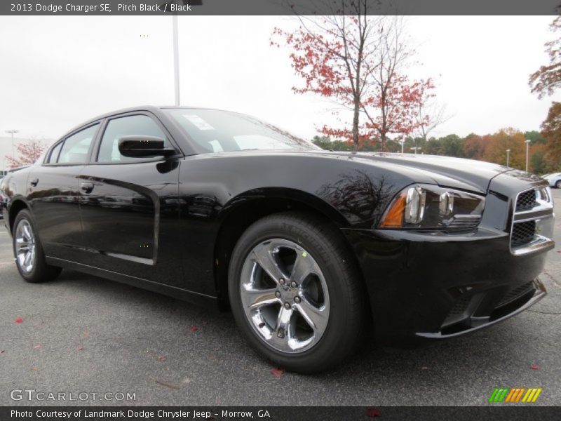 Pitch Black / Black 2013 Dodge Charger SE