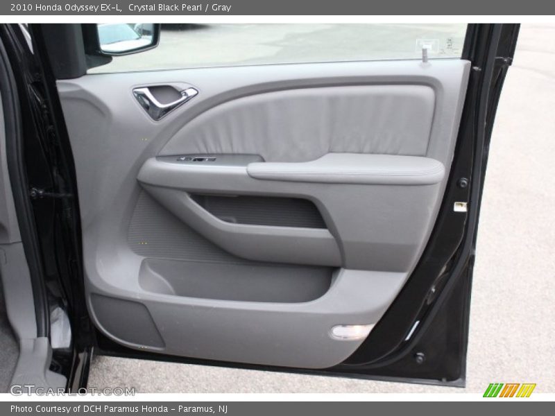 Crystal Black Pearl / Gray 2010 Honda Odyssey EX-L