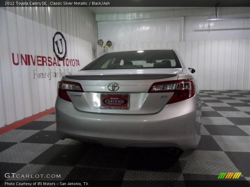 Classic Silver Metallic / Black/Ash 2012 Toyota Camry SE