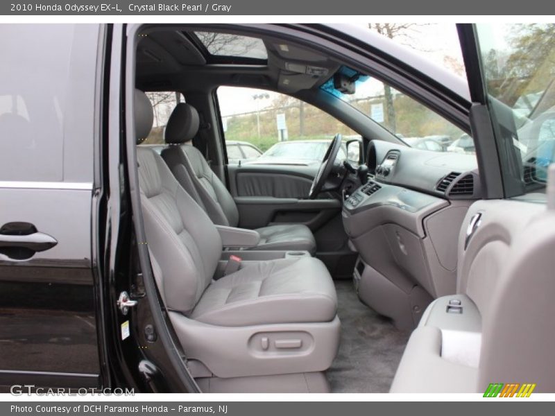 Crystal Black Pearl / Gray 2010 Honda Odyssey EX-L