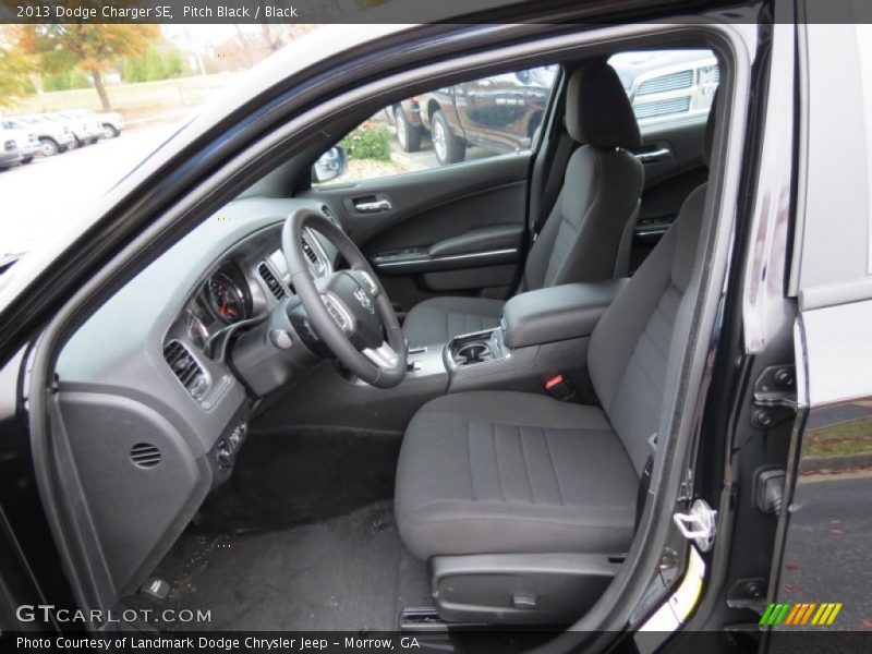 Pitch Black / Black 2013 Dodge Charger SE