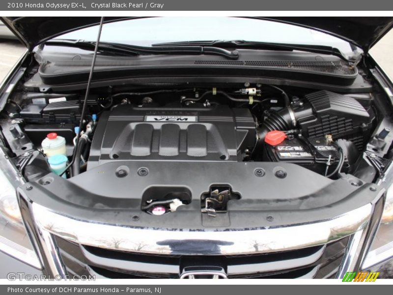 Crystal Black Pearl / Gray 2010 Honda Odyssey EX-L