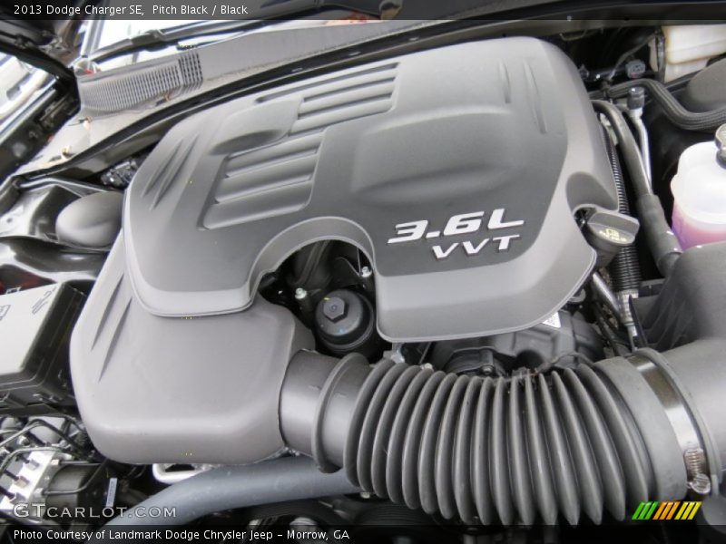 Pitch Black / Black 2013 Dodge Charger SE