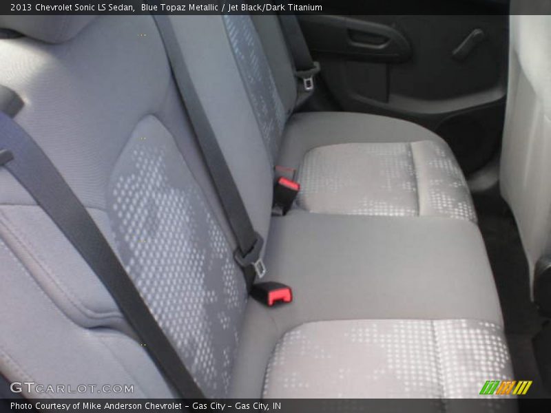 Blue Topaz Metallic / Jet Black/Dark Titanium 2013 Chevrolet Sonic LS Sedan